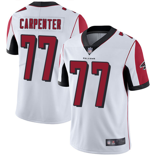 Atlanta Falcons Limited White Men James Carpenter Road Jersey NFL Football 77 Vapor Untouchable